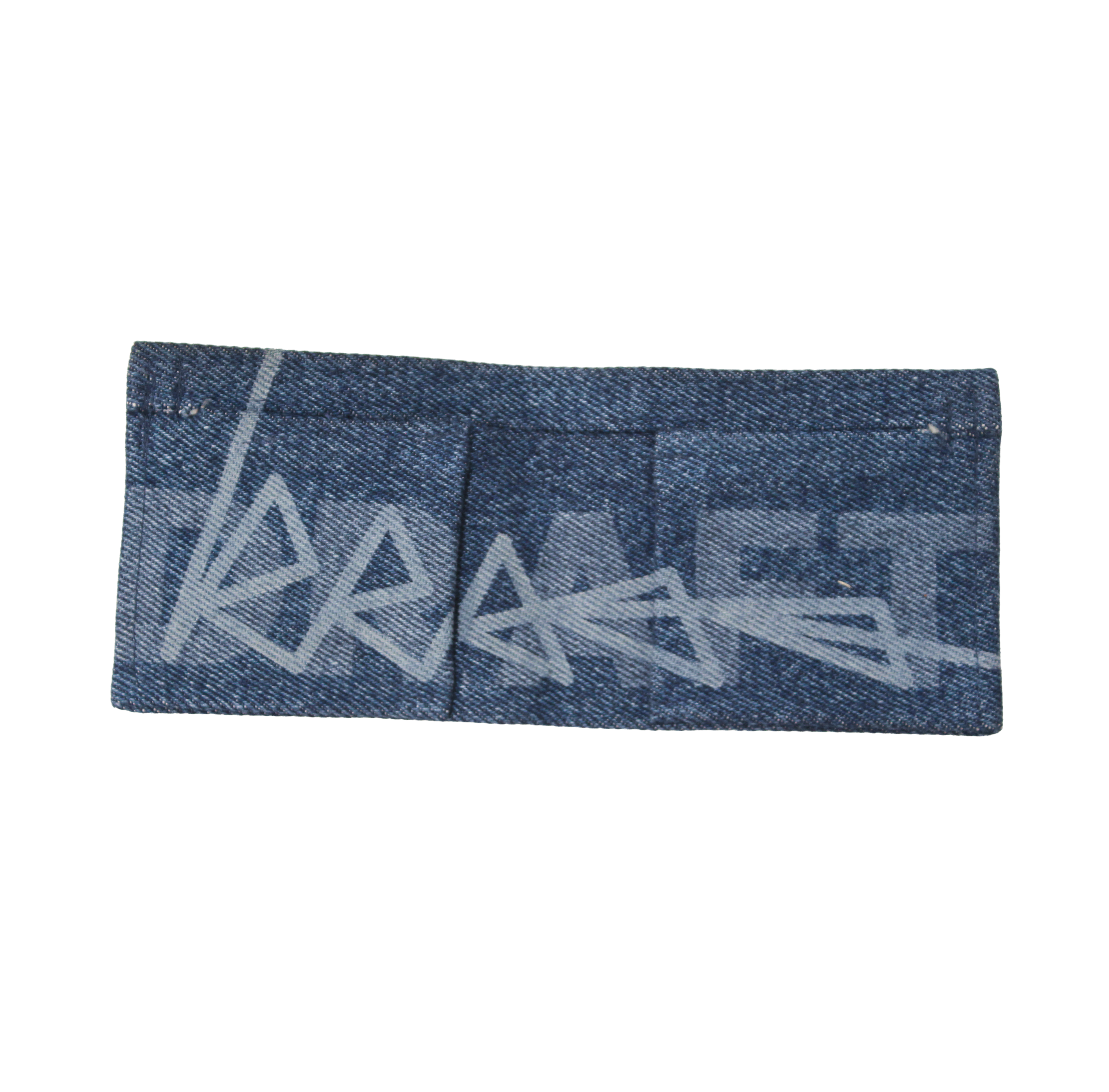 VINTAGE RECLAIMED DENIM WALLET COLLABORATION WITH KRASS